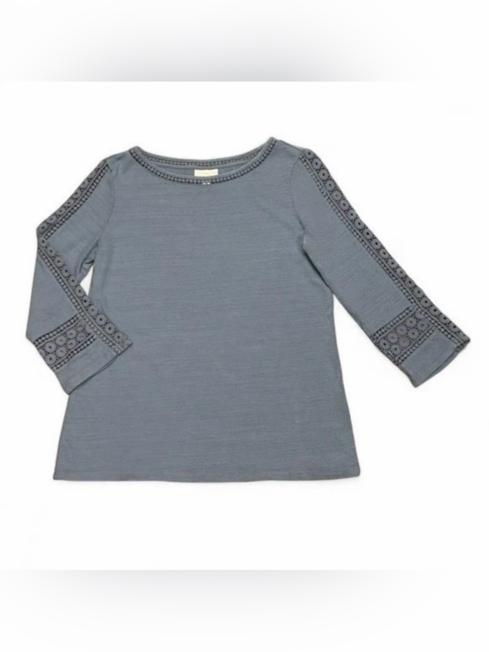 Blue Charter Club crochet lightweight sweater (Medium)